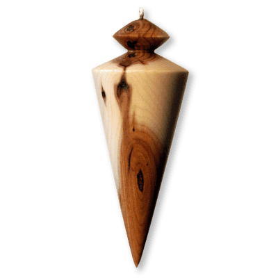 Holzpendel in eleganter Kegelform